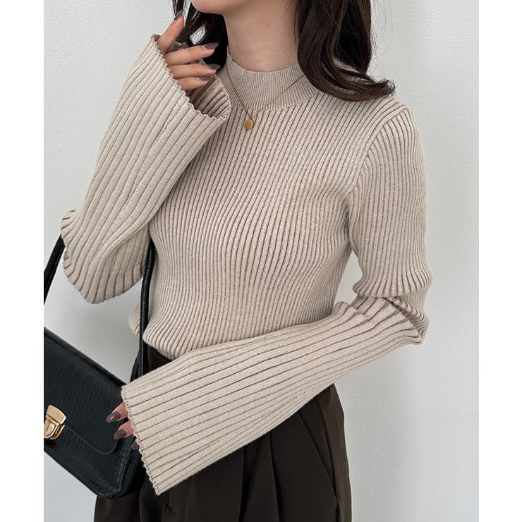 フレアースリーブニュアンスカラーニット | RANAN | 詳細画像8 