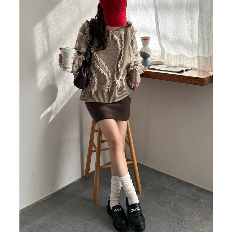 ニュアンスフリンジニット | RANAN | 詳細画像21 