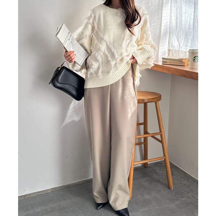 ニュアンスフリンジニット | RANAN | 詳細画像7 