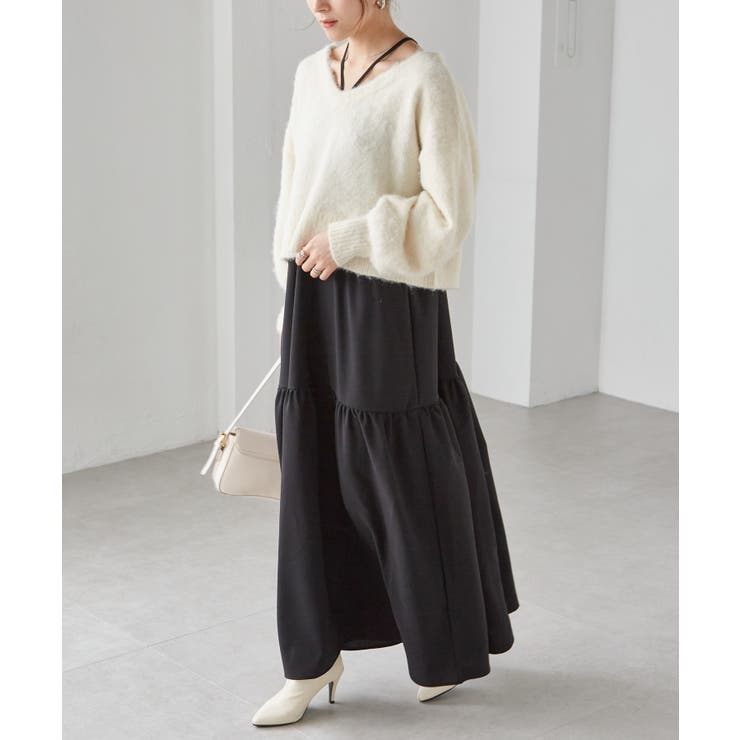 シャギーニット×キャミワンピースセット | RANAN | 詳細画像26 