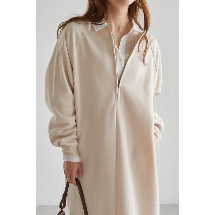 裏起毛ハーフジップワンピース | RANAN | 詳細画像13 