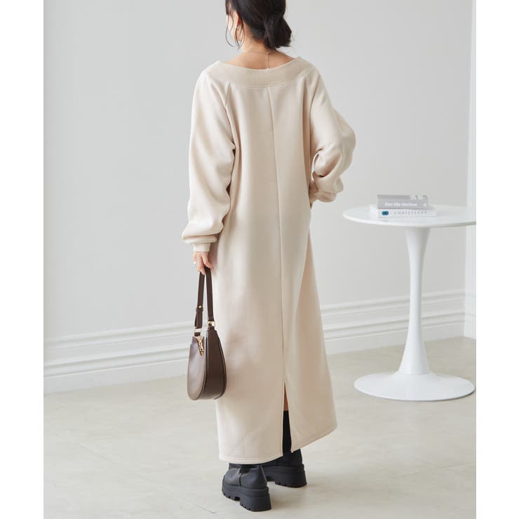 裏起毛ハーフジップワンピース | RANAN | 詳細画像20 