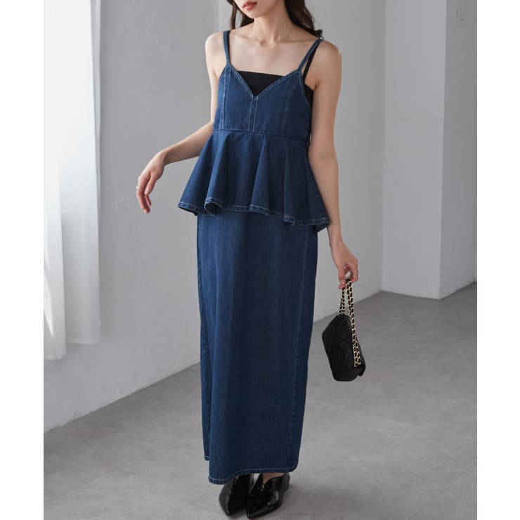 デニムペプラムキャミワンピース | RANAN | 詳細画像11 