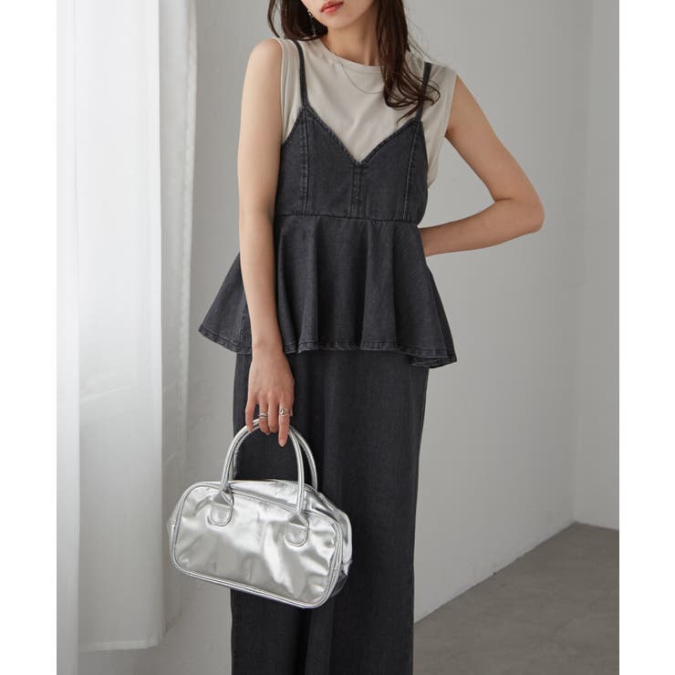 デニムペプラムキャミワンピース | RANAN | 詳細画像13 