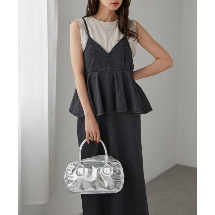 デニムペプラムキャミワンピース | RANAN | 詳細画像14 