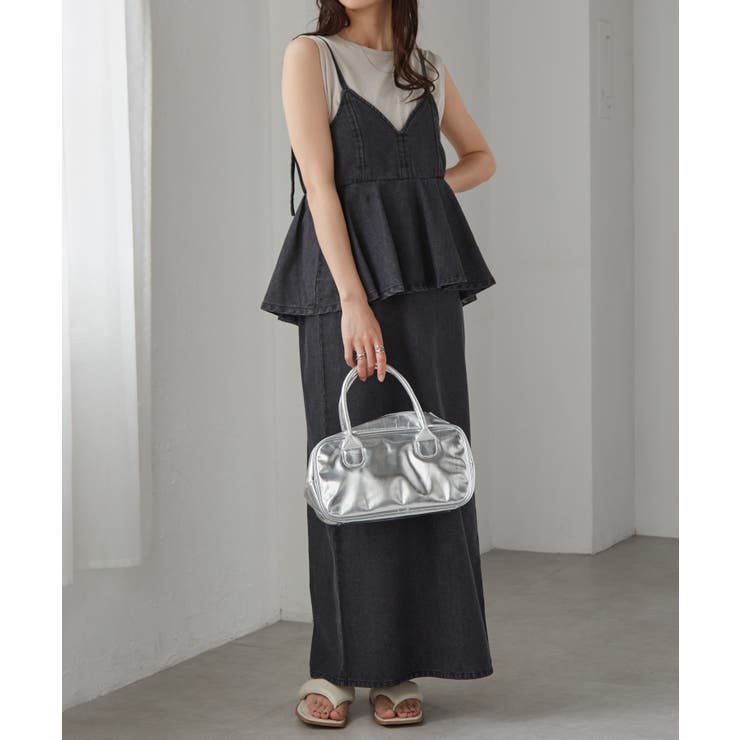 デニムペプラムキャミワンピース | RANAN | 詳細画像16 