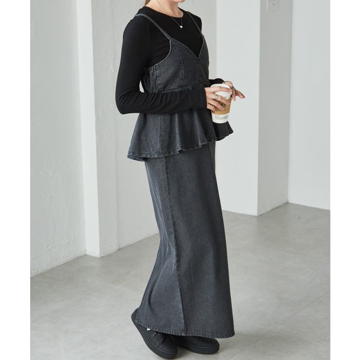 デニムペプラムキャミワンピース | RANAN | 詳細画像19 