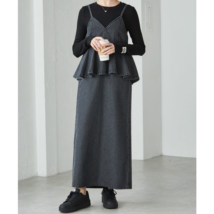 デニムペプラムキャミワンピース | RANAN | 詳細画像22 