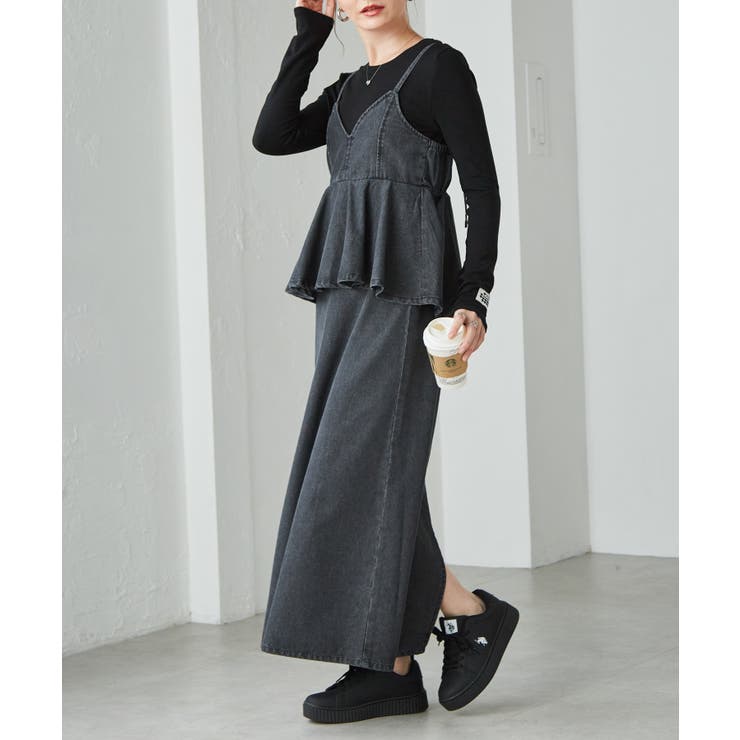 デニムペプラムキャミワンピース | RANAN | 詳細画像23 