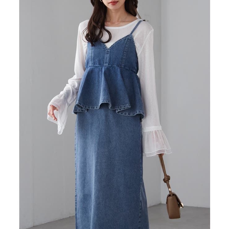 デニムペプラムキャミワンピース | RANAN | 詳細画像41 