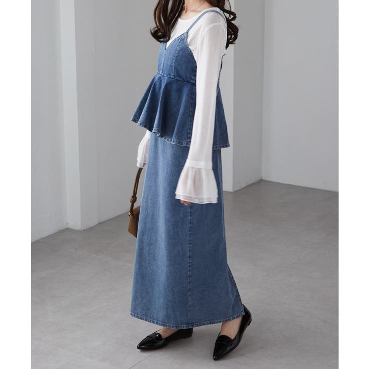 デニムペプラムキャミワンピース | RANAN | 詳細画像43 