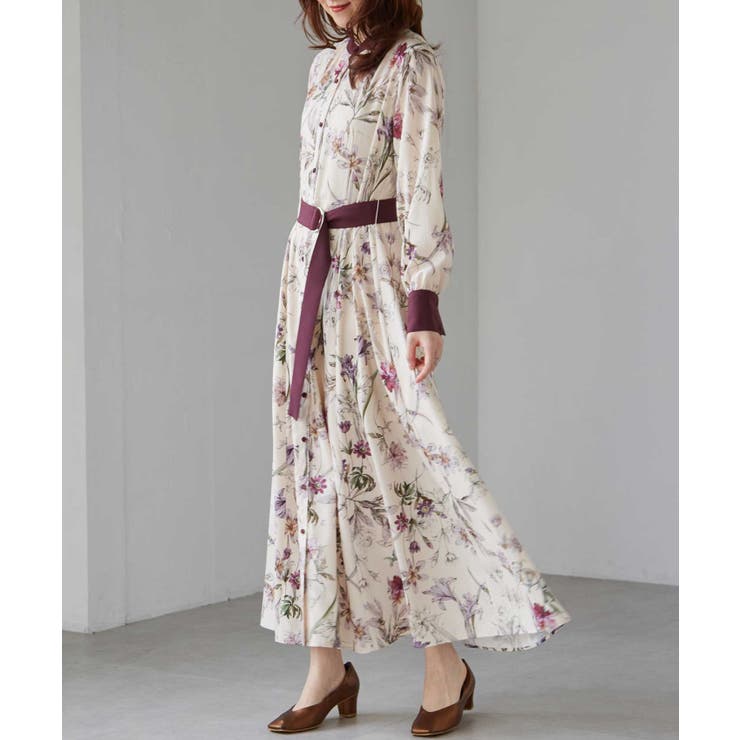 レトロフラワーシャツワンピース | RANAN | 詳細画像10 