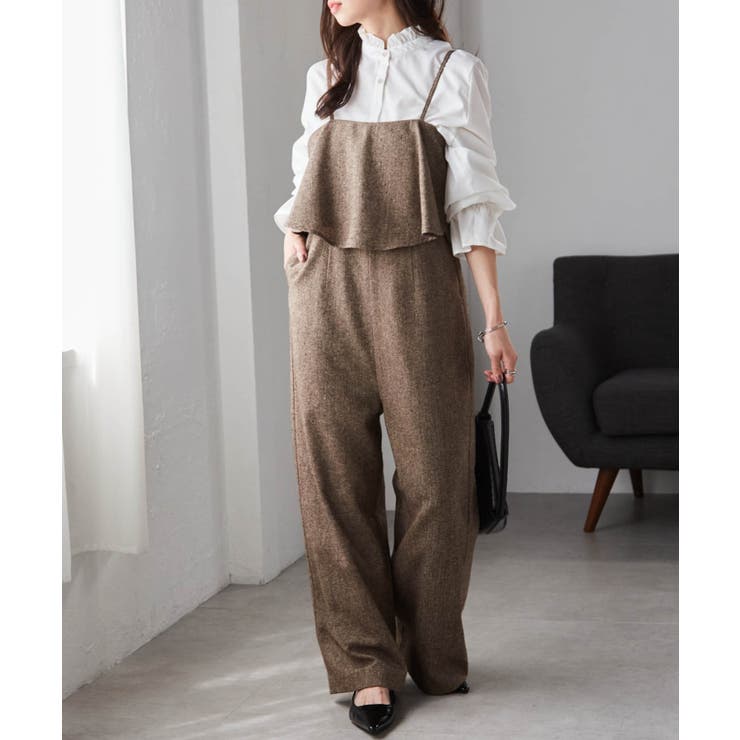 ツイードフリルサロペット | RANAN | 詳細画像11 