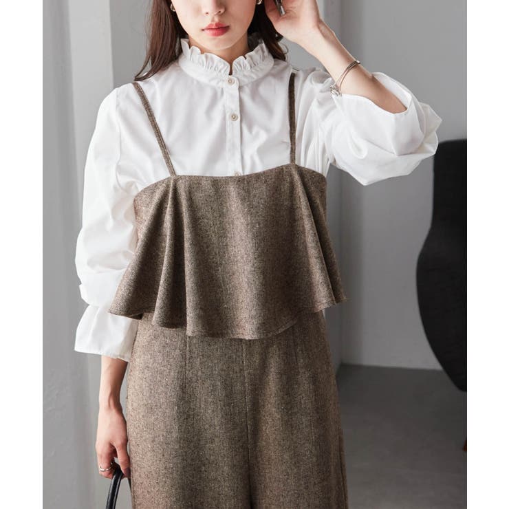 ツイードフリルサロペット | RANAN | 詳細画像12 