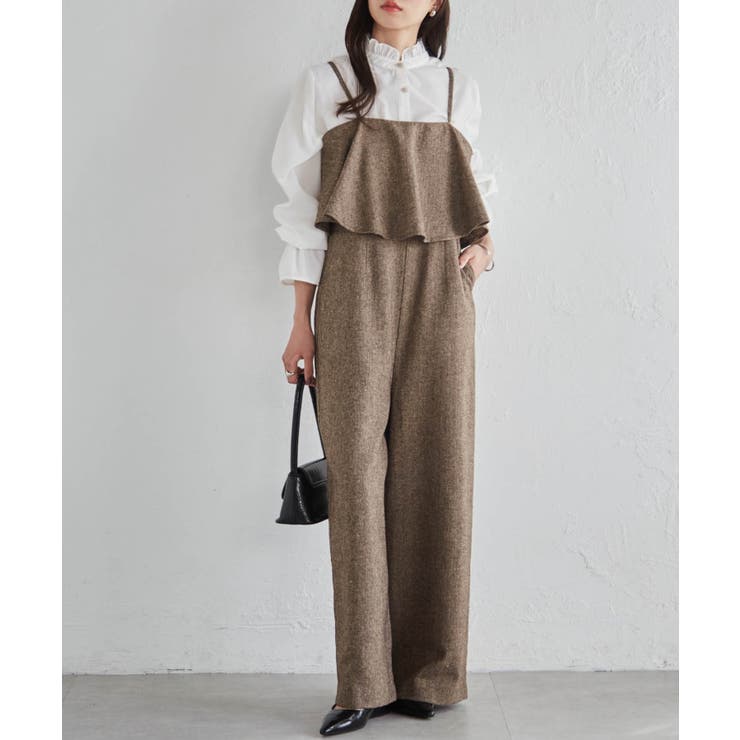 ツイードフリルサロペット | RANAN | 詳細画像16 