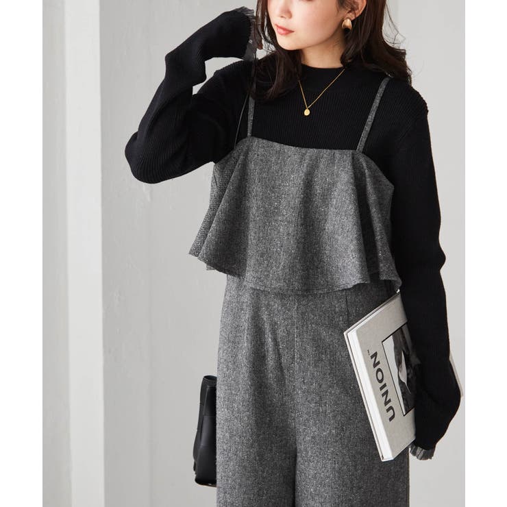 ツイードフリルサロペット | RANAN | 詳細画像2 