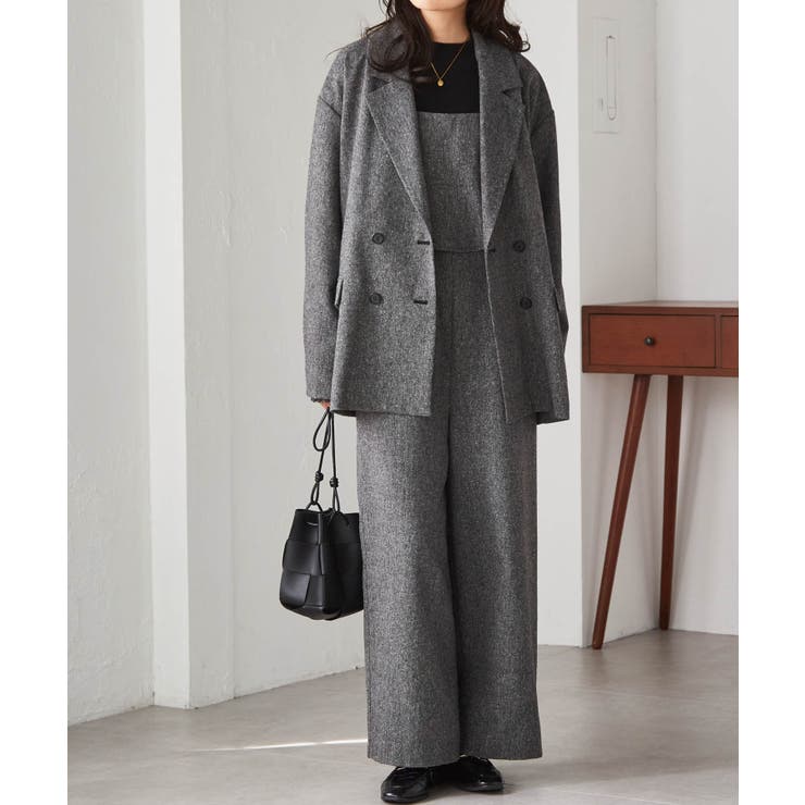 ツイードフリルサロペット | RANAN | 詳細画像3 