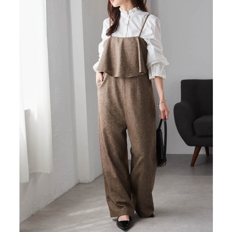 ツイードフリルサロペット | RANAN | 詳細画像5 