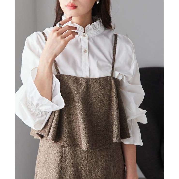 ツイードフリルサロペット | RANAN | 詳細画像7 