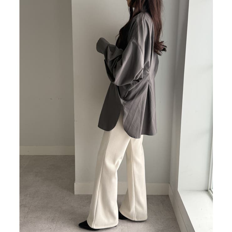 あったか裏ベロアニットコールフレアパンツ | RANAN | 詳細画像10 