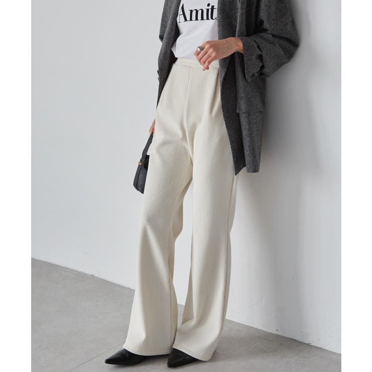 あったか裏ベロアニットコールフレアパンツ | RANAN | 詳細画像11 