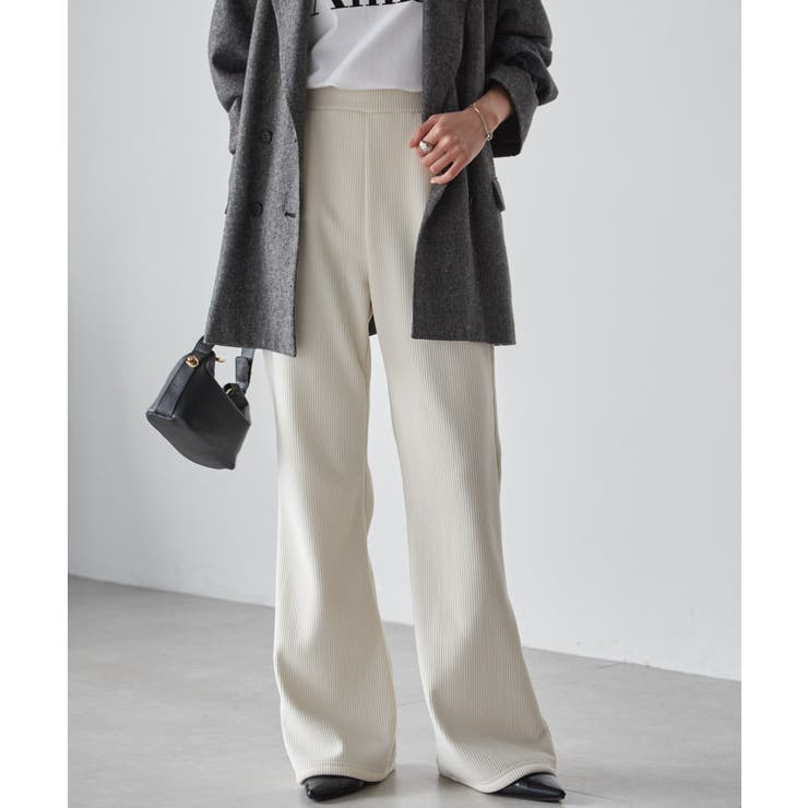 あったか裏ベロアニットコールフレアパンツ | RANAN | 詳細画像13 