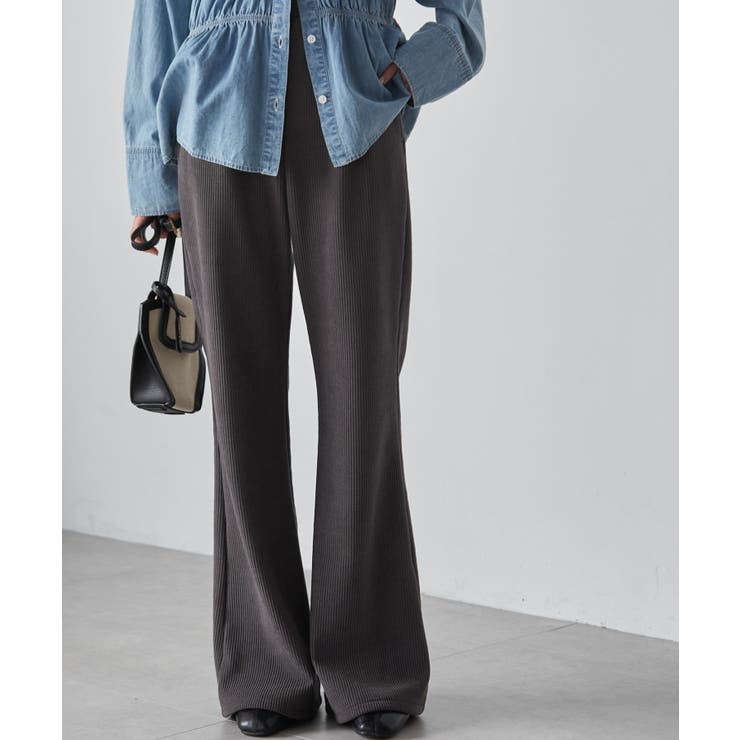 あったか裏ベロアニットコールフレアパンツ | RANAN | 詳細画像16 