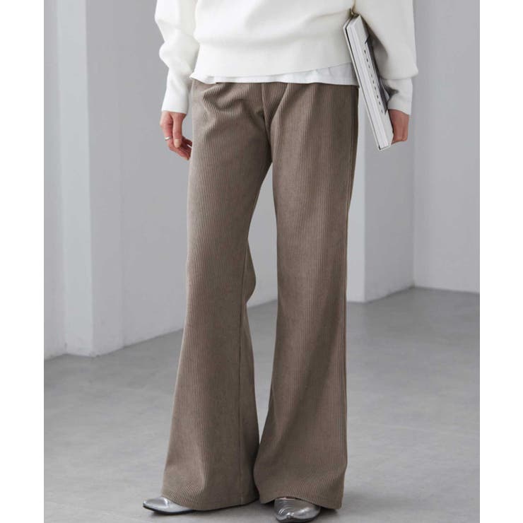 あったか裏ベロアニットコールフレアパンツ | RANAN | 詳細画像23 