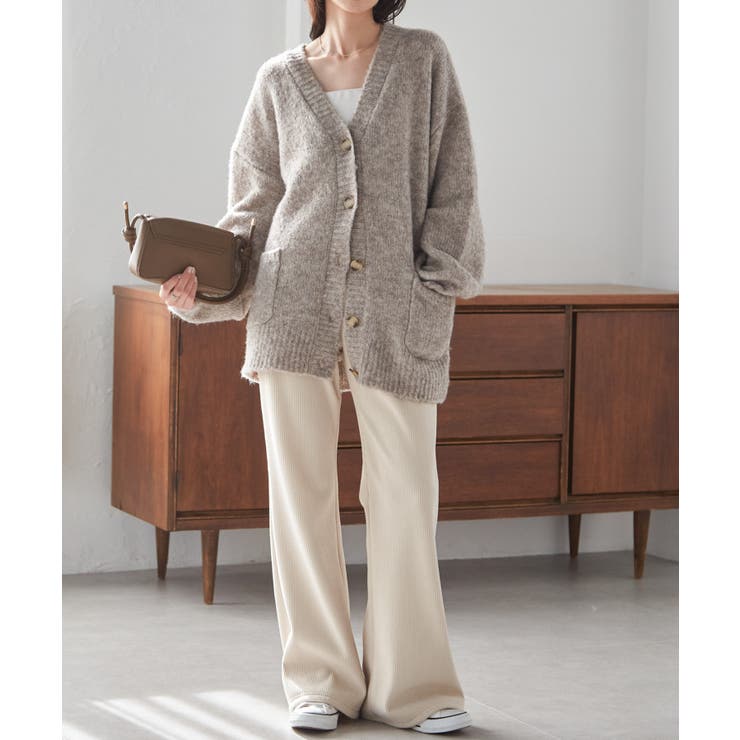 あったか裏ベロアニットコールフレアパンツ | RANAN | 詳細画像27 