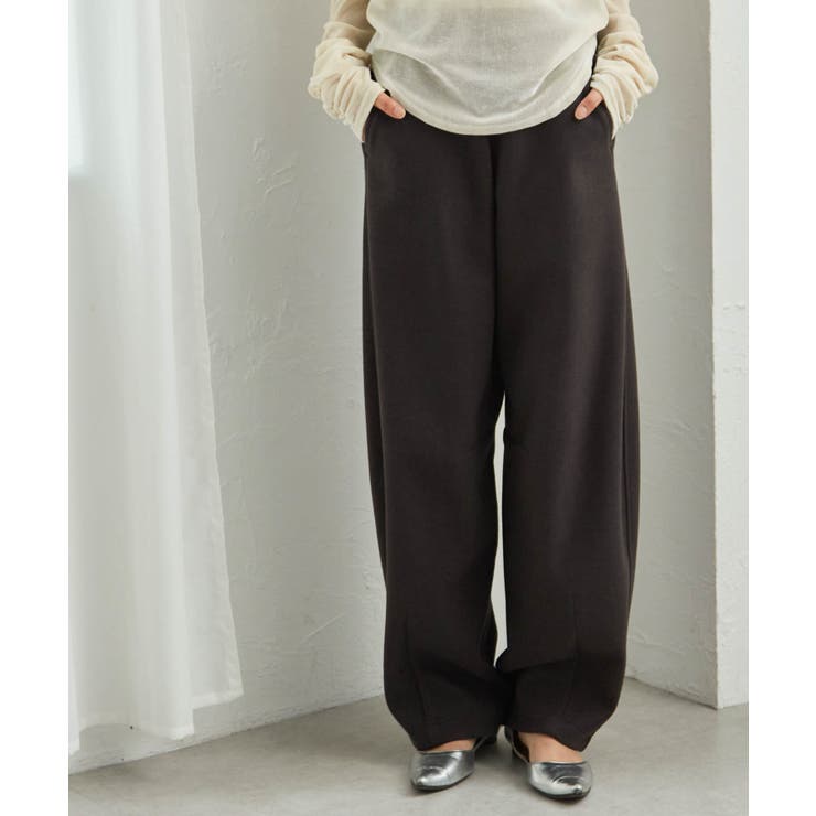 フェイクウールバレルレッグカーブパンツ | RANAN | 詳細画像17 