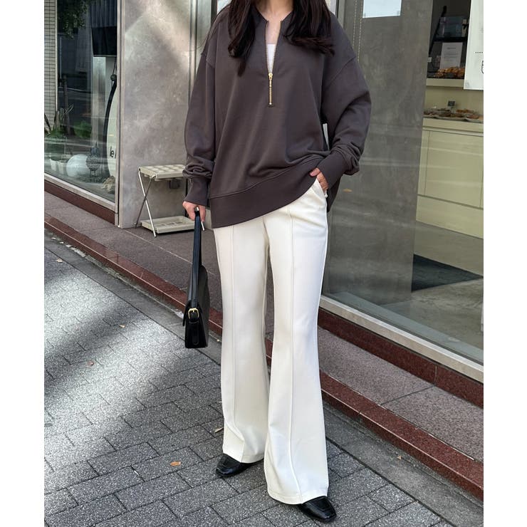 ジャージーツイルフレアーパンツ | RANAN | 詳細画像15 