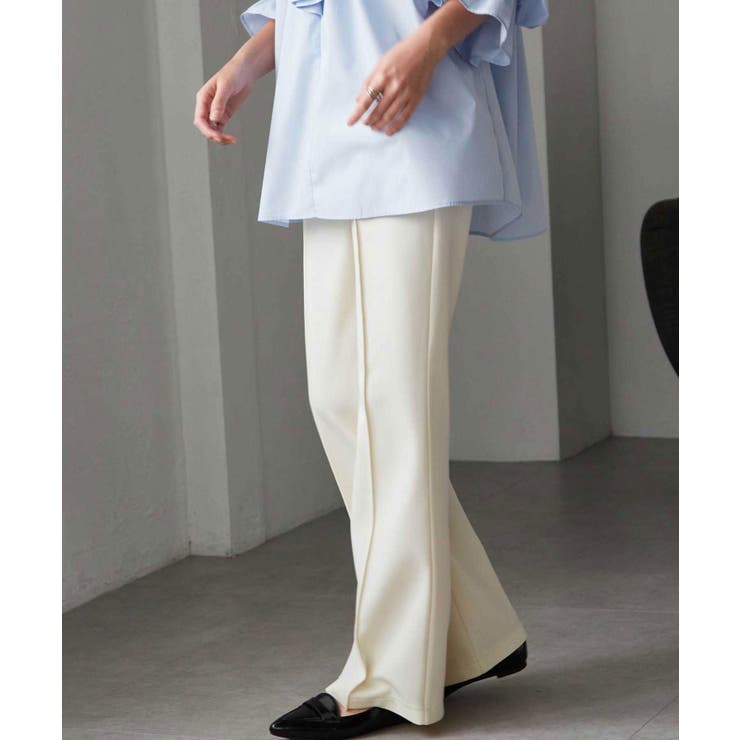 ジャージーツイルフレアーパンツ | RANAN | 詳細画像19 