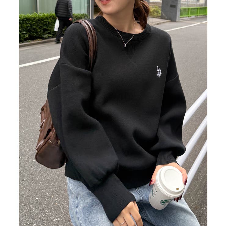 ＜Ｕ．Ｓ．Ｐ＞刺繍スウェットライクニット | RANAN | 詳細画像10 