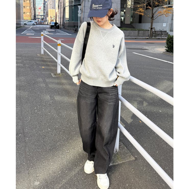 ＜Ｕ．Ｓ．Ｐ＞刺繍スウェットライクニット | RANAN | 詳細画像19 