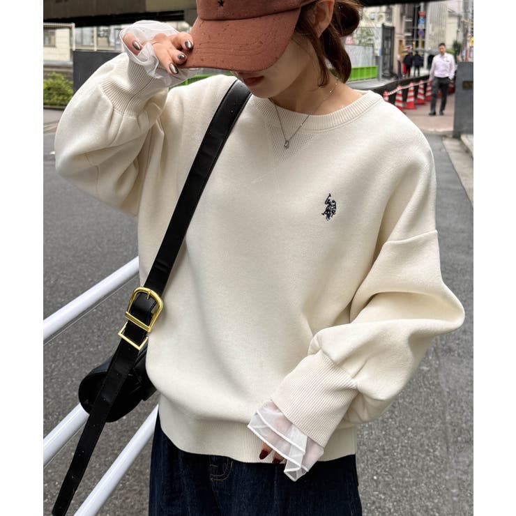 ＜Ｕ．Ｓ．Ｐ＞刺繍スウェットライクニット | RANAN | 詳細画像2 