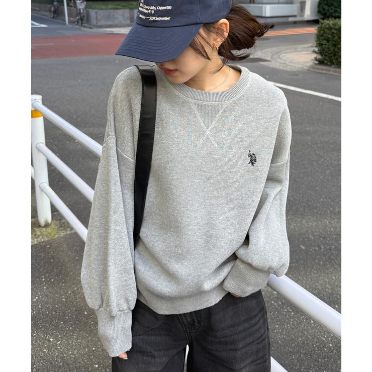 ＜Ｕ．Ｓ．Ｐ＞刺繍スウェットライクニット | RANAN | 詳細画像20 