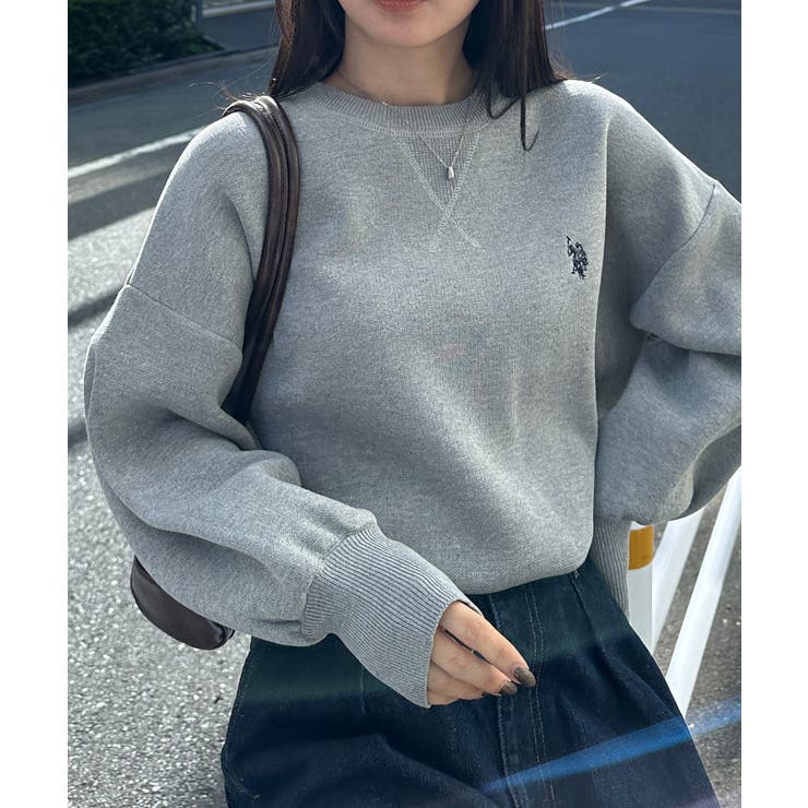 ＜Ｕ．Ｓ．Ｐ＞刺繍スウェットライクニット | RANAN | 詳細画像23 