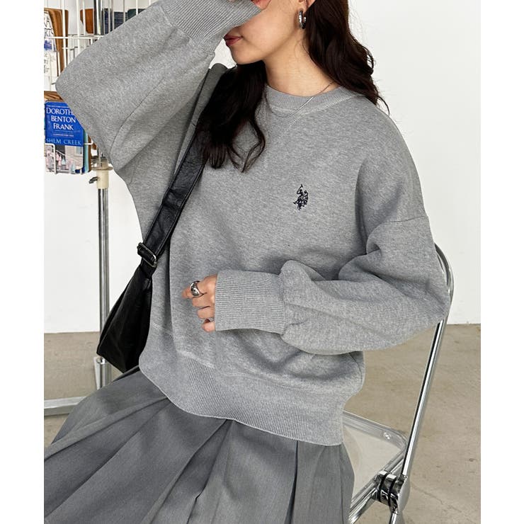 ＜Ｕ．Ｓ．Ｐ＞刺繍スウェットライクニット | RANAN | 詳細画像25 