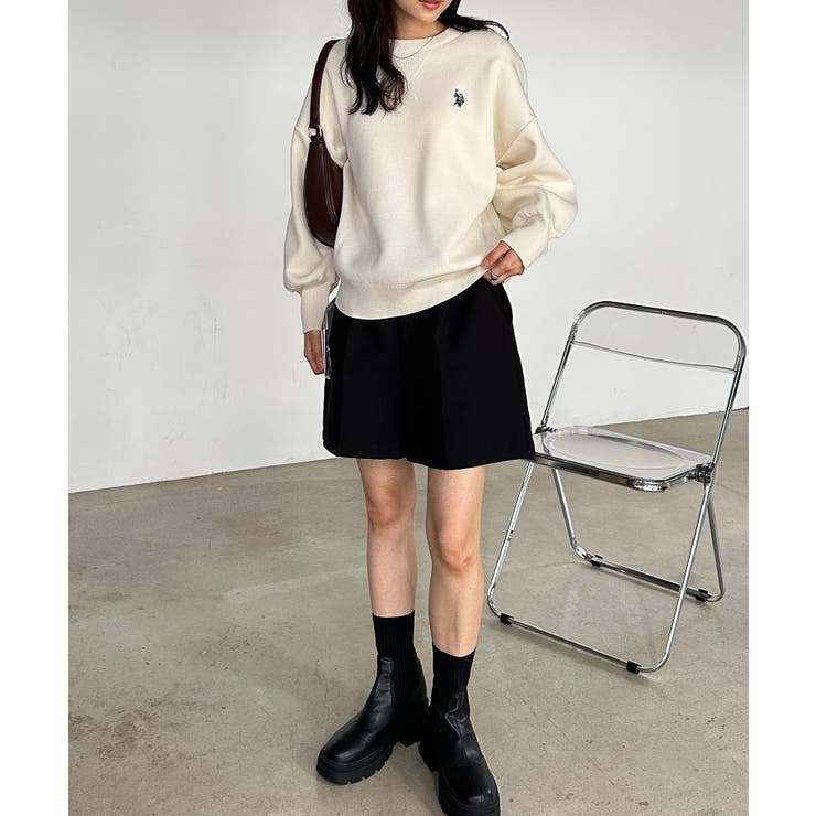 ＜Ｕ．Ｓ．Ｐ＞刺繍スウェットライクニット | RANAN | 詳細画像8 