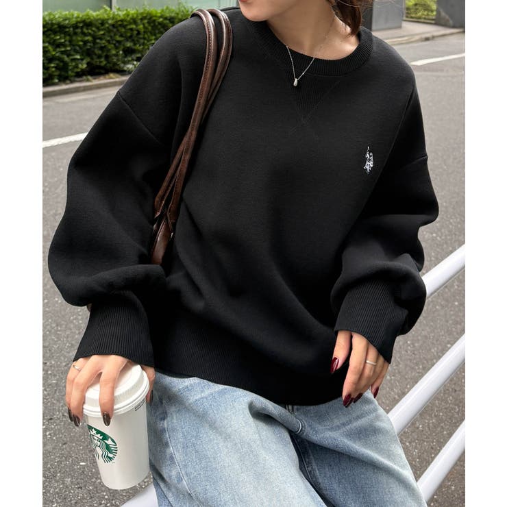 ＜Ｕ．Ｓ．Ｐ＞刺繍スウェットライクニット | RANAN | 詳細画像9 