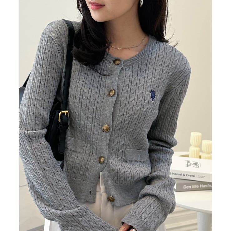 ＜Ｕ．Ｓ．Ｐ＞ゴールドボタン刺繍ケーブル | RANAN | 詳細画像1 