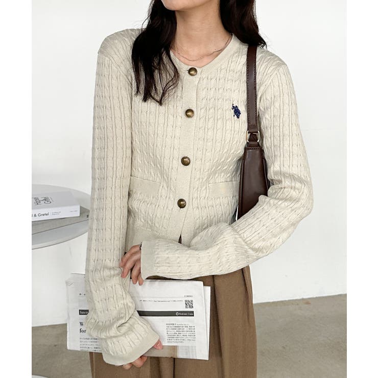 ＜Ｕ．Ｓ．Ｐ＞ゴールドボタン刺繍ケーブル | RANAN | 詳細画像11 