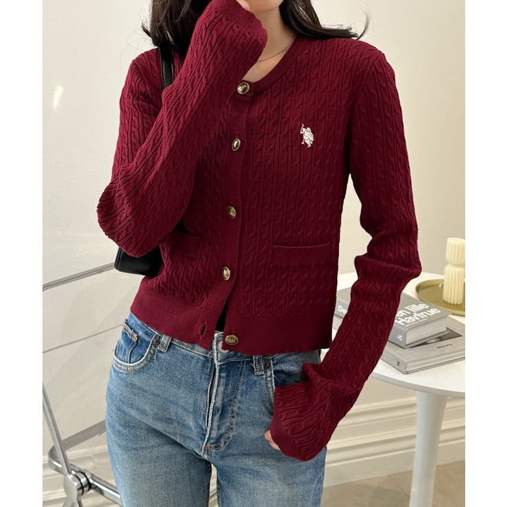 U．S．P＞ゴールドボタン刺繍ケーブル[品番：RANW0000113]｜RANAN