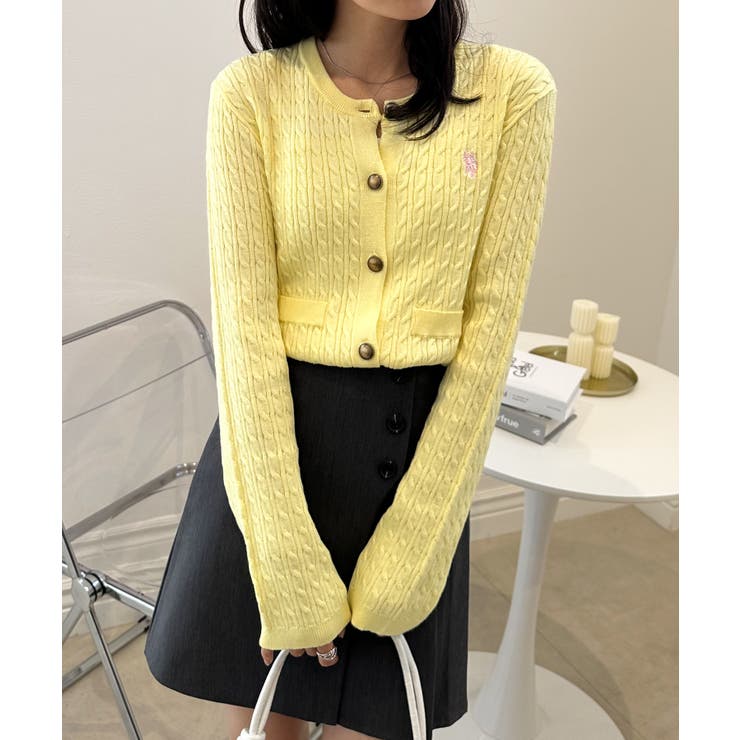 ＜Ｕ．Ｓ．Ｐ＞ゴールドボタン刺繍ケーブル | RANAN | 詳細画像23 