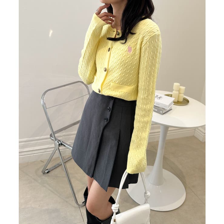 ＜Ｕ．Ｓ．Ｐ＞ゴールドボタン刺繍ケーブル | RANAN | 詳細画像25 