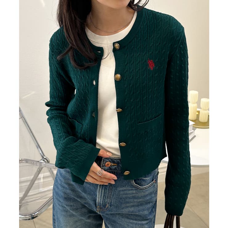 ＜Ｕ．Ｓ．Ｐ＞ゴールドボタン刺繍ケーブル | RANAN | 詳細画像28 