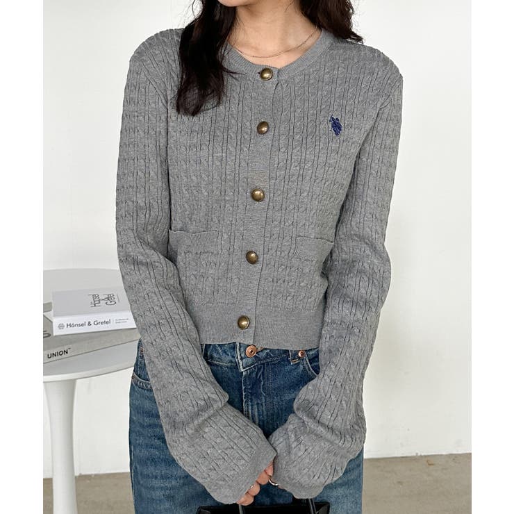 ＜Ｕ．Ｓ．Ｐ＞ゴールドボタン刺繍ケーブル | RANAN | 詳細画像3 