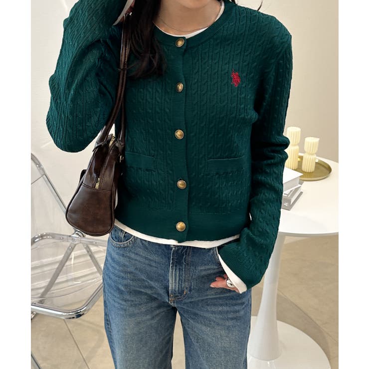 ＜Ｕ．Ｓ．Ｐ＞ゴールドボタン刺繍ケーブル | RANAN | 詳細画像30 