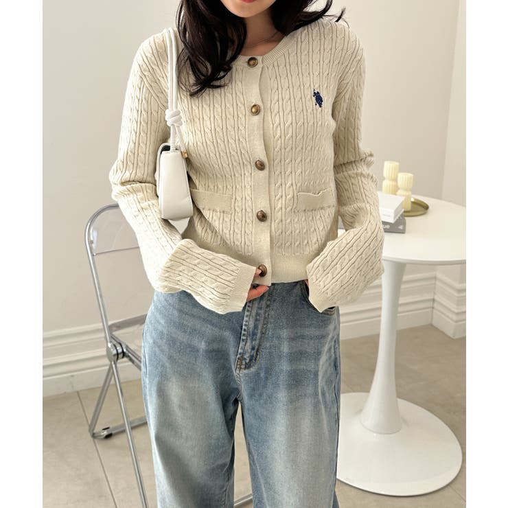 ＜Ｕ．Ｓ．Ｐ＞ゴールドボタン刺繍ケーブル | RANAN | 詳細画像7 