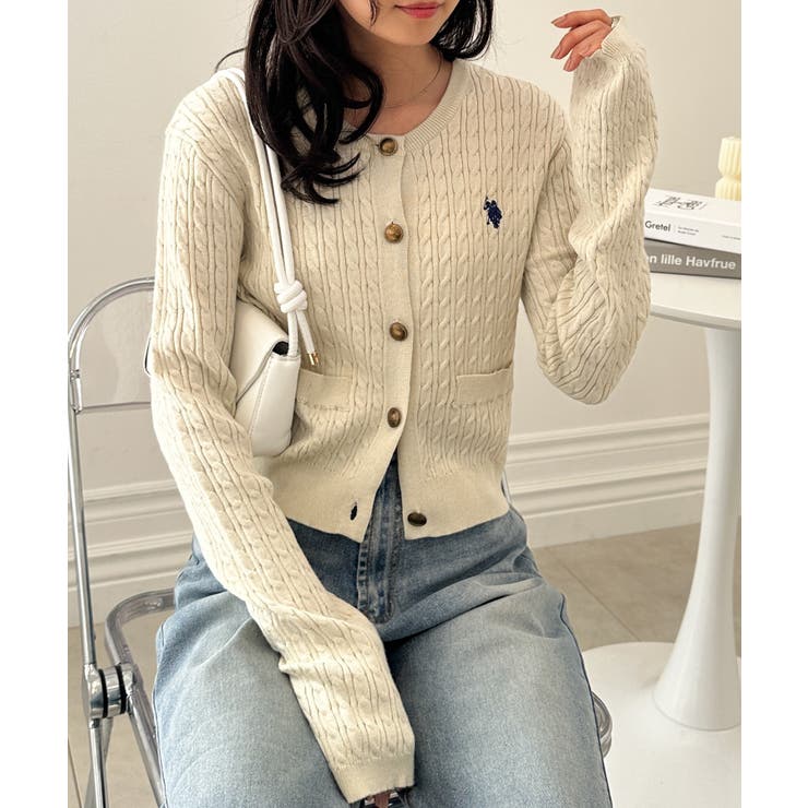 ＜Ｕ．Ｓ．Ｐ＞ゴールドボタン刺繍ケーブル | RANAN | 詳細画像9 